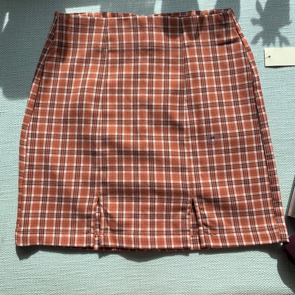 Plaid Mini skirt